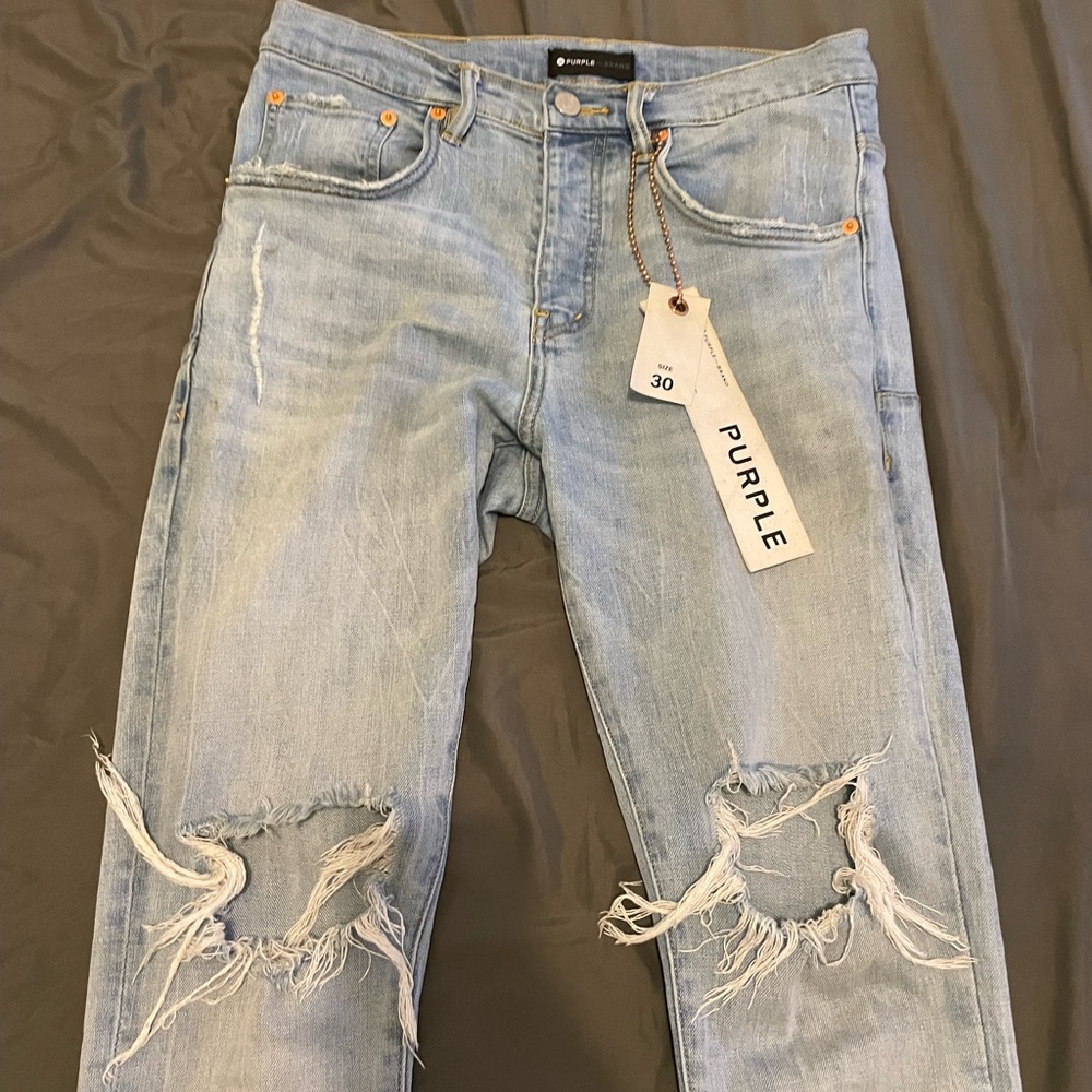 Blue Purple Brand Jeans 30 Used
